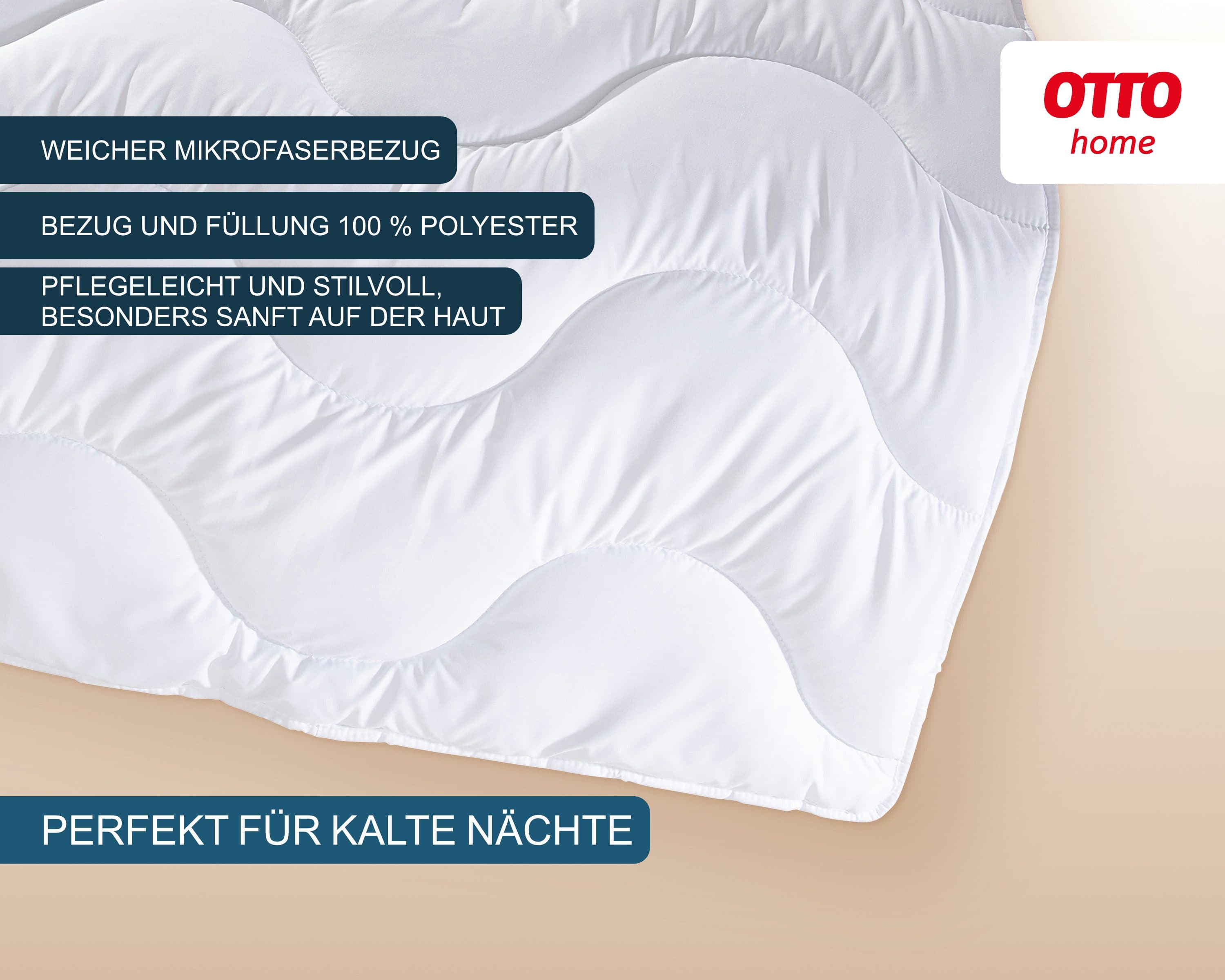 OTTO HOME Mailo Microfaserbettdecke Weiß Duo-Steppbett Warm - Bild 2