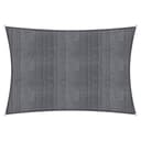 Lumaland Sonnensegel Rechteck Grau 3x4m UV-Schutz HDPE Bild 2
