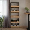 Vicco Weinregal Repose Goldkraft Eiche/Anthrazit 60 x 180 cm Bild 2