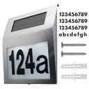Maclean Hausnummer MCE172 Beleuchtete LED Metall Solarlampe Bild 2