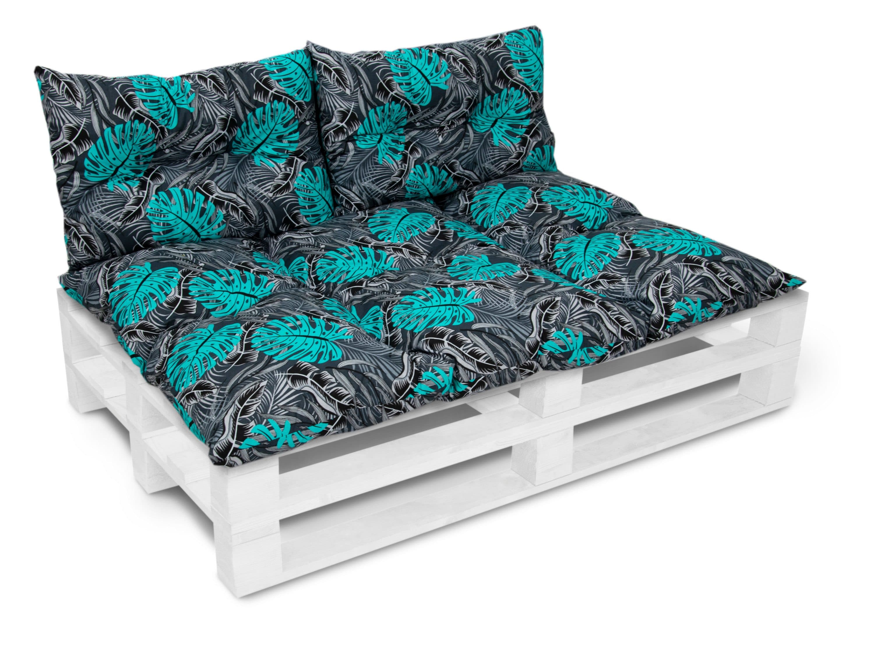 Amilian Gartenbankauflage 3er Set Baumwolle Polyester - Bild 2