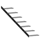 vidaXL Wand-Weinregal für 7 Flaschen Schwarz Metall Bild 2