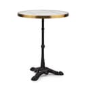 blumfeldt Beistelltisch Patras Lux Gold Marmor Bistro-Tisch Bild 2