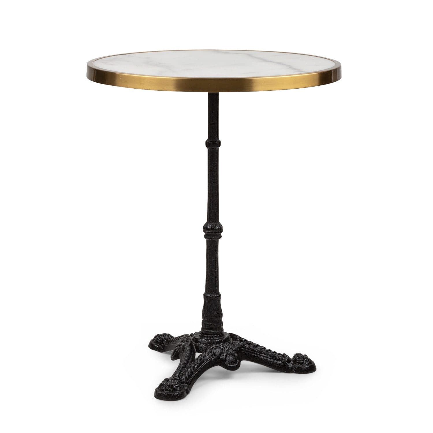 blumfeldt Beistelltisch Patras Lux Gold Marmor Bistro-Tisch - Bild 2