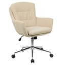 SVITA MARTE Bürostuhl Beige höhenverstellbar mit Wippmechanismus Bild 2