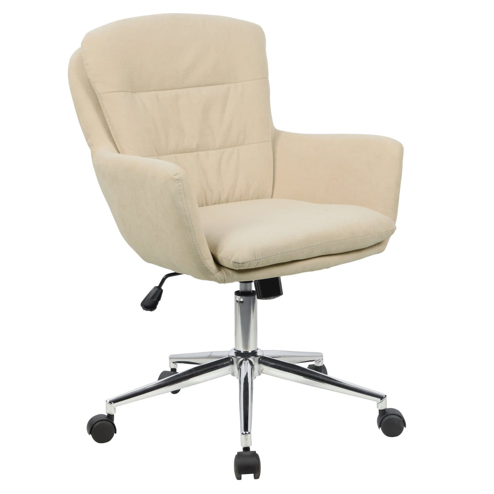 SVITA MARTE Bürostuhl Beige höhenverstellbar mit Wippmechanismus - Bild 2