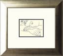 artissimo Gerahmtes Picasso Gemälde Sleeping Woman Silber Bild 2