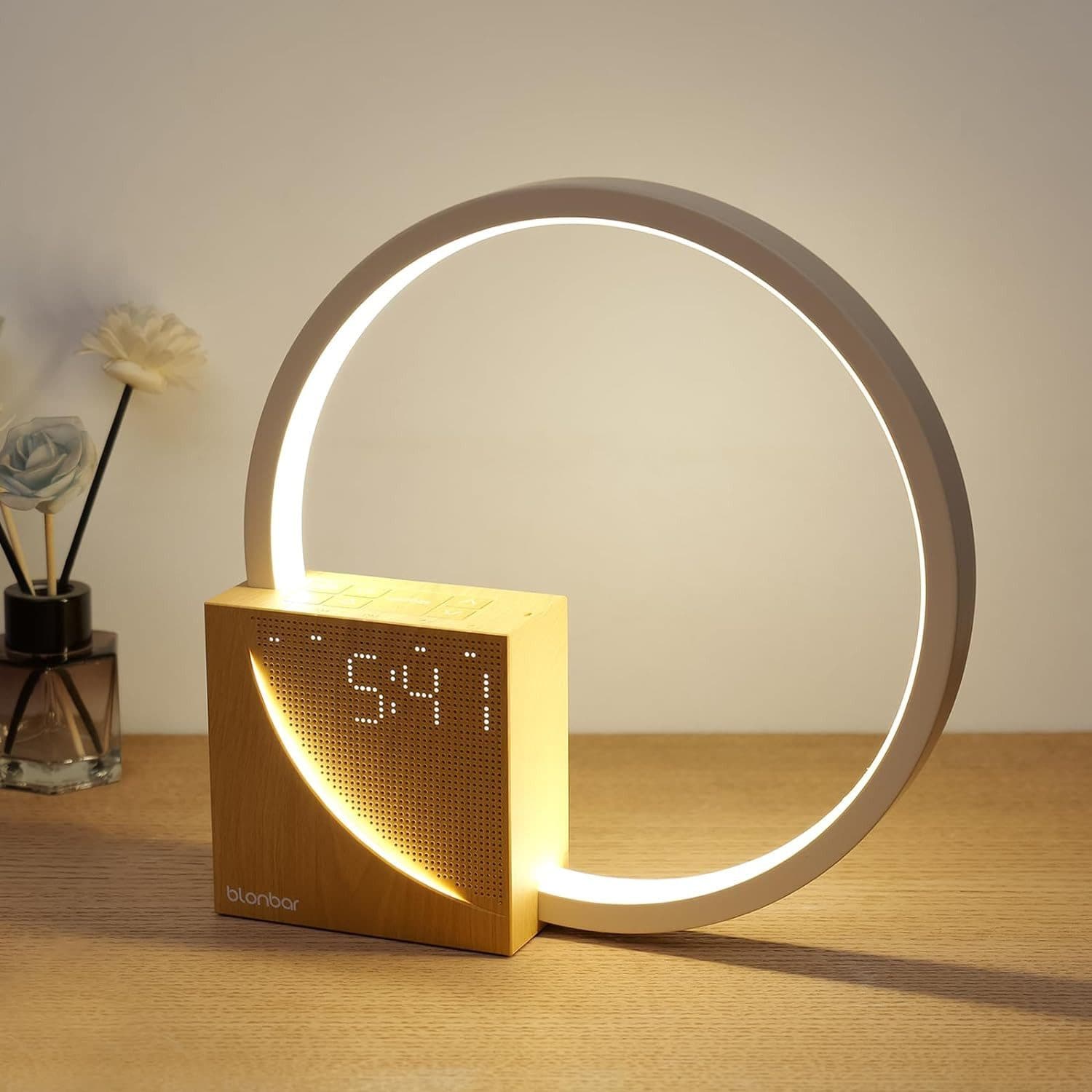 Ophy Nachttischlampe Touch-Dimmbar mit USB-Ladefunktion & 3 Helligkeitsstufen - Bild 2