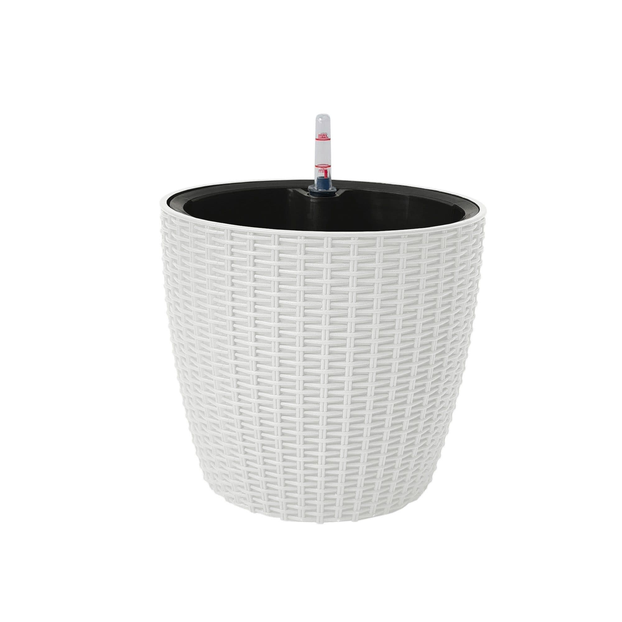 HTI-Living Blumentopf Nessa Hydro Weiß mit Wasserspeicher - Bild 2