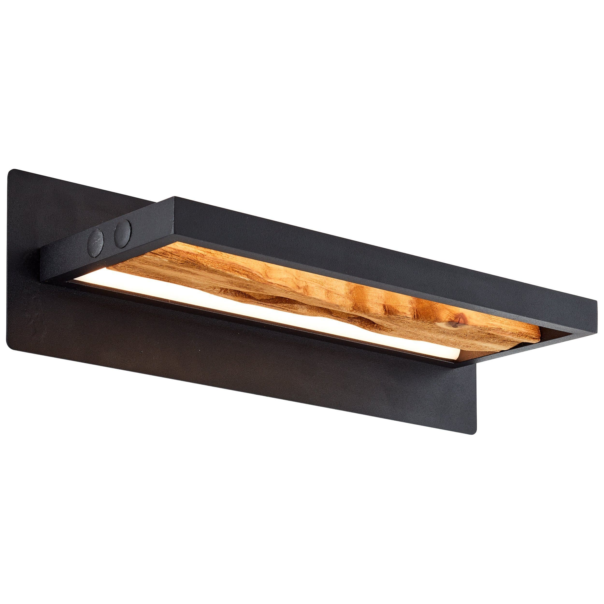 BRILLIANT LED Wandleuchte Chaumont Schwarz Holz - Bild 2