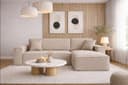 Kaiser Ecksofa L-Form mit Schlaffunktion und Bettkasten, Stoff Verita Bild 2
