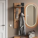 Vicco Wandgarderobe Amber Eiche Wotan Schwarz Bild 2