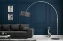 riess-ambiente Bogenlampe EXTENSO 230cm Schwarz Metall Marmor Bild 2