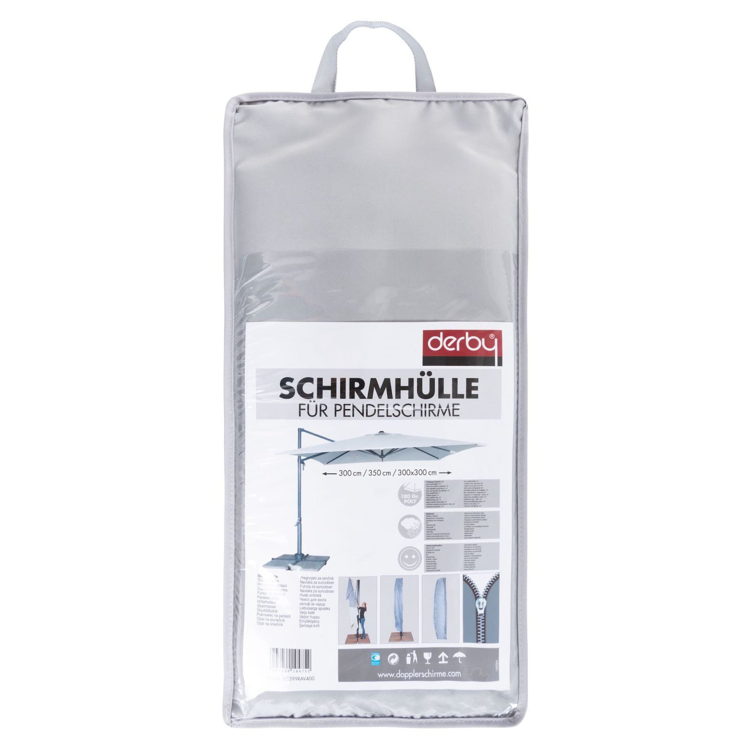 Doppler Schutzhülle BASIC Grau für Ampelschirme Ø 300-400 cm