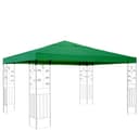 Quick Star Pavillon-Dach 3x3m Grün Polyester PVC Bild 2