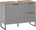 BASIC by Balculina Denver Waschbeckenunterschrank Grau Matt Softclose Bild 2