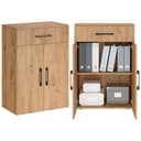 Bellamio Mehrzweckschrank Apol 88 cm - Eichenoptik Bild 2