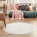 CARPET CITY Hochflor-Teppich Focus 3382 Creme Rund Bild 2
