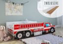 Kids Collective Autobett Kinderbett mit Rausfallschutz und Matratze Bild 2