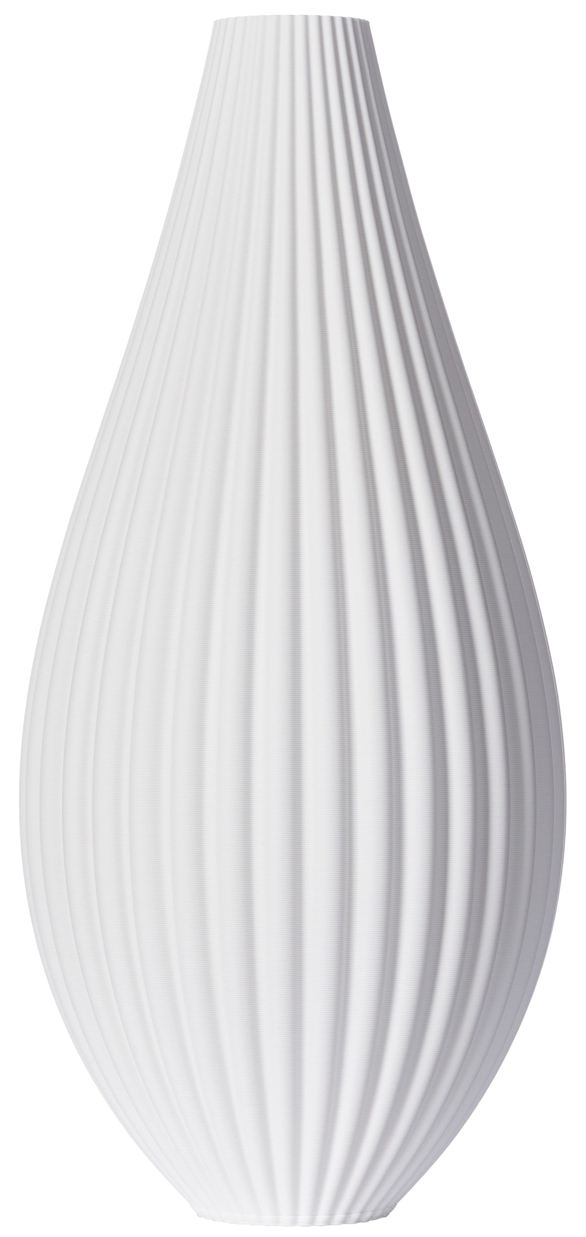 3D Vase Dekovase Sina XL Weiß Nachhaltige Bodenvase - Bild 2
