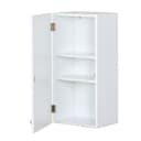 Kubus Badezimmerschrank Austin Weiß Hochschrank Feuchtigkeitsbeständig Bild 2