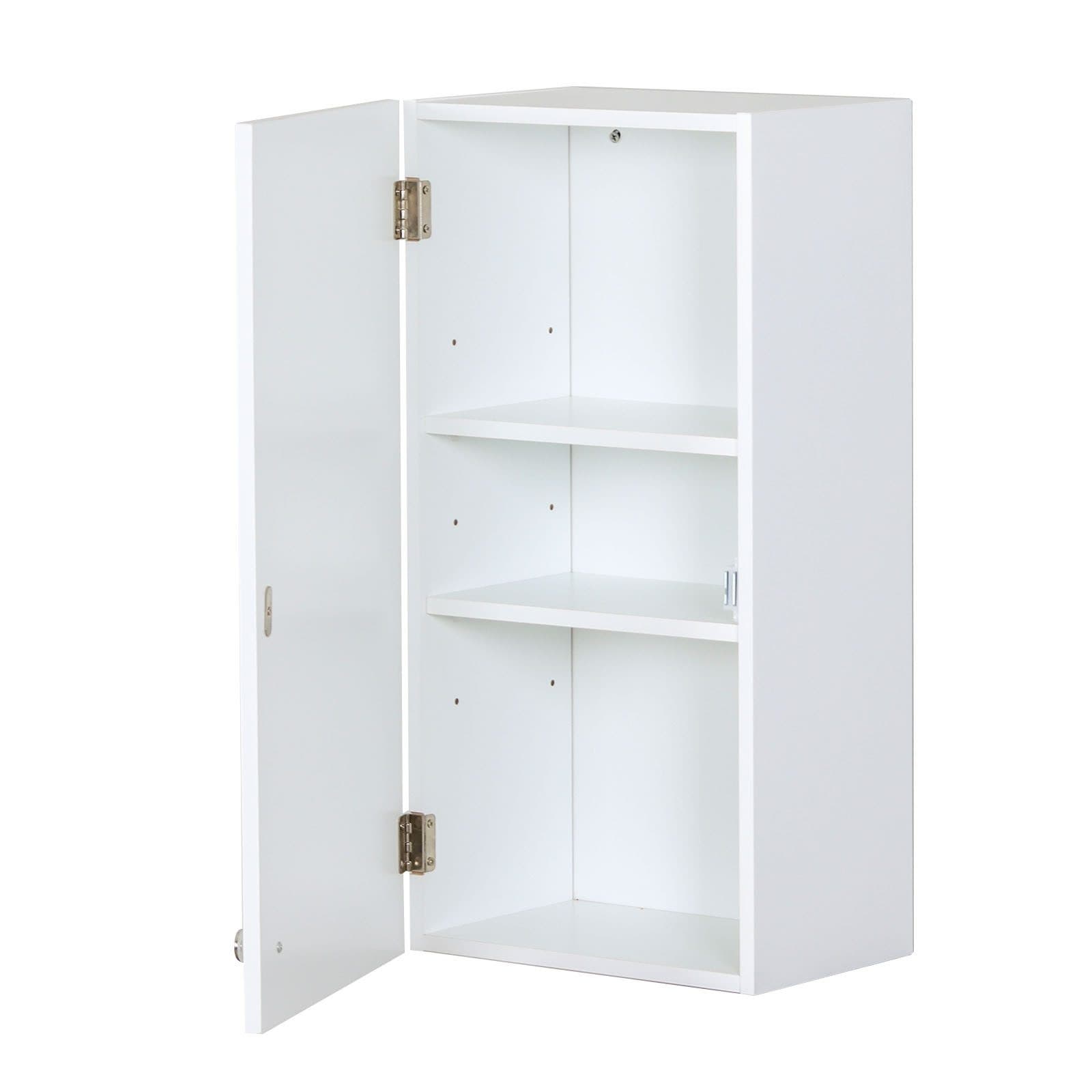 Kubus Badezimmerschrank Austin Weiß Hochschrank Feuchtigkeitsbeständig - Bild 2