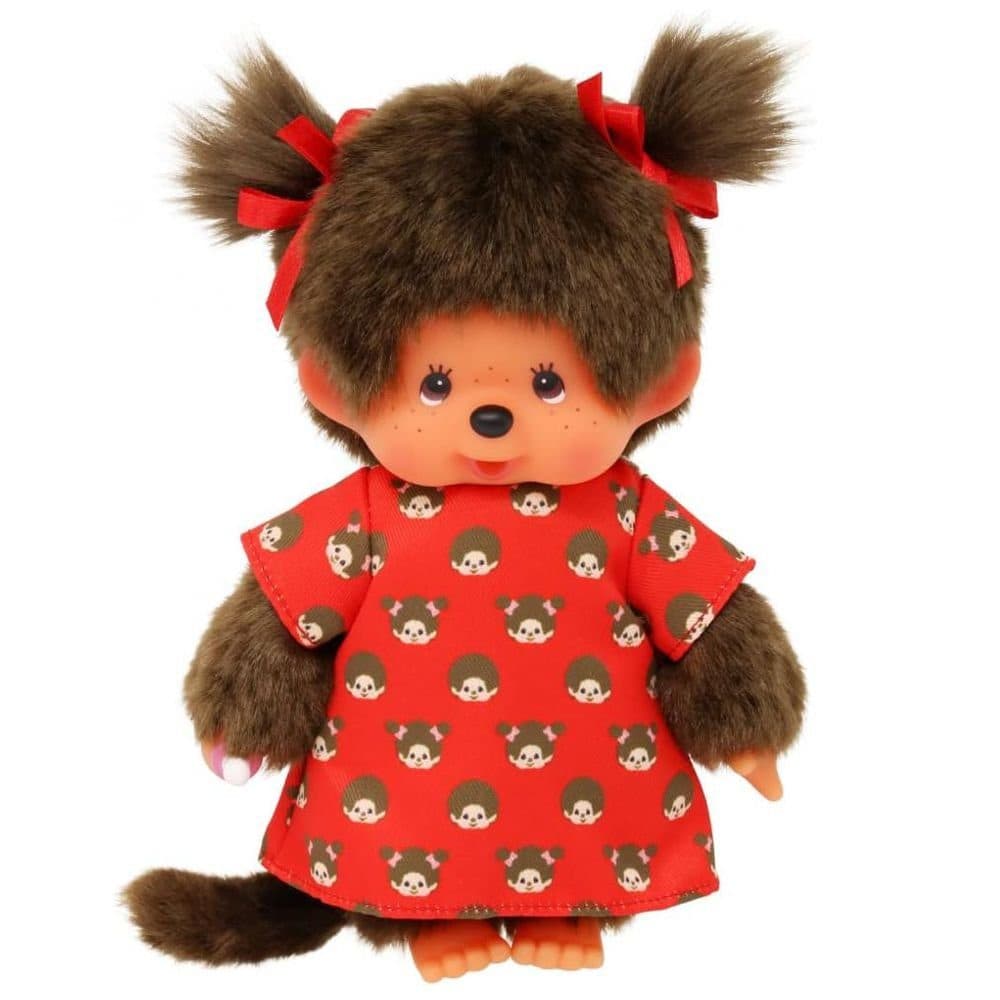 Monchhichi Plüschfigur Mädchen im Monchi-Kleid 20 cm - Bild 2