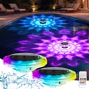 Quntis Pool-Lampe 2er Set Solar LED mit Fernbedienung & Bewegungsmelder Bild 2