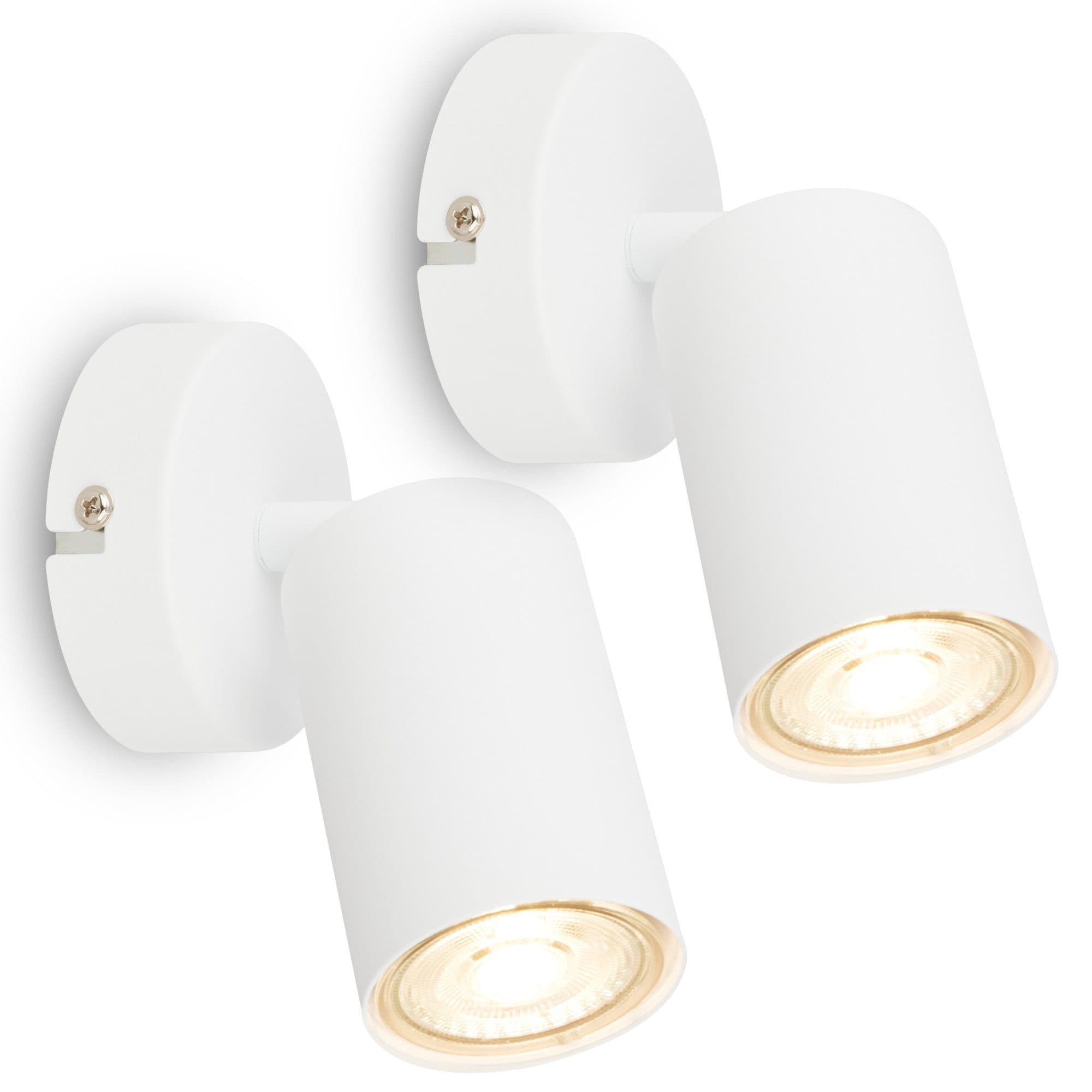 Briloner Leuchten Wandlampe LED GU10 Silber Doppelpack - Bild 2
