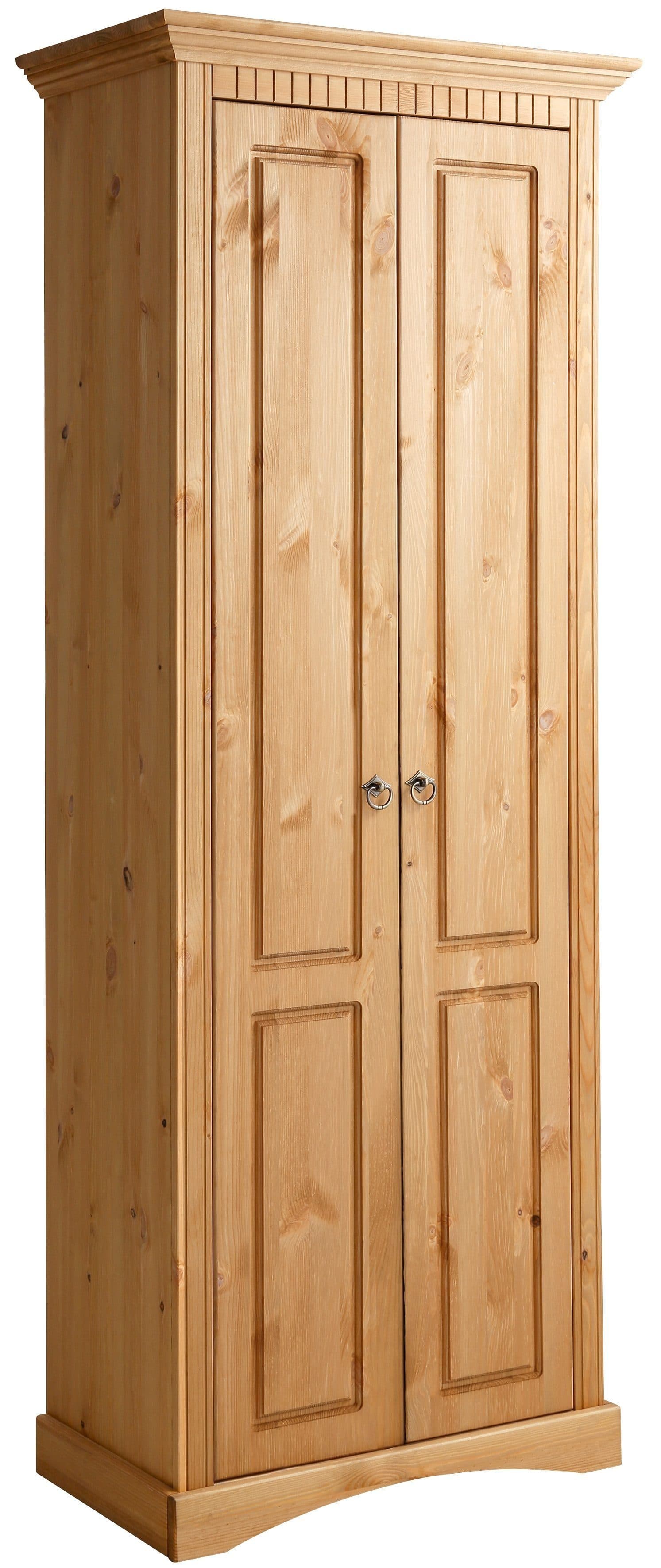 OTTO HOME Garderobenschrank Rustic Massivholz Kiefer Beige - Bild 2