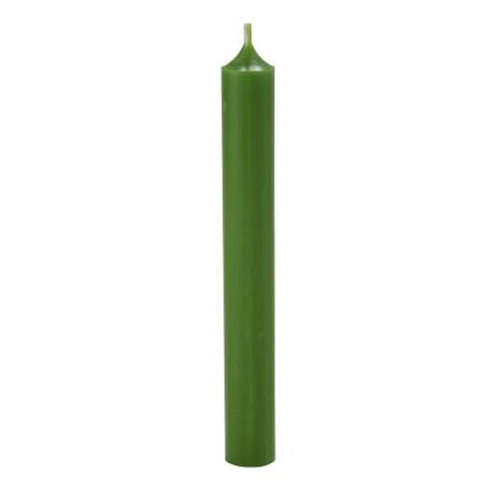 Hahn Kerzenfarm Stabkerze Grün 18 cm - Paraffin Kerze