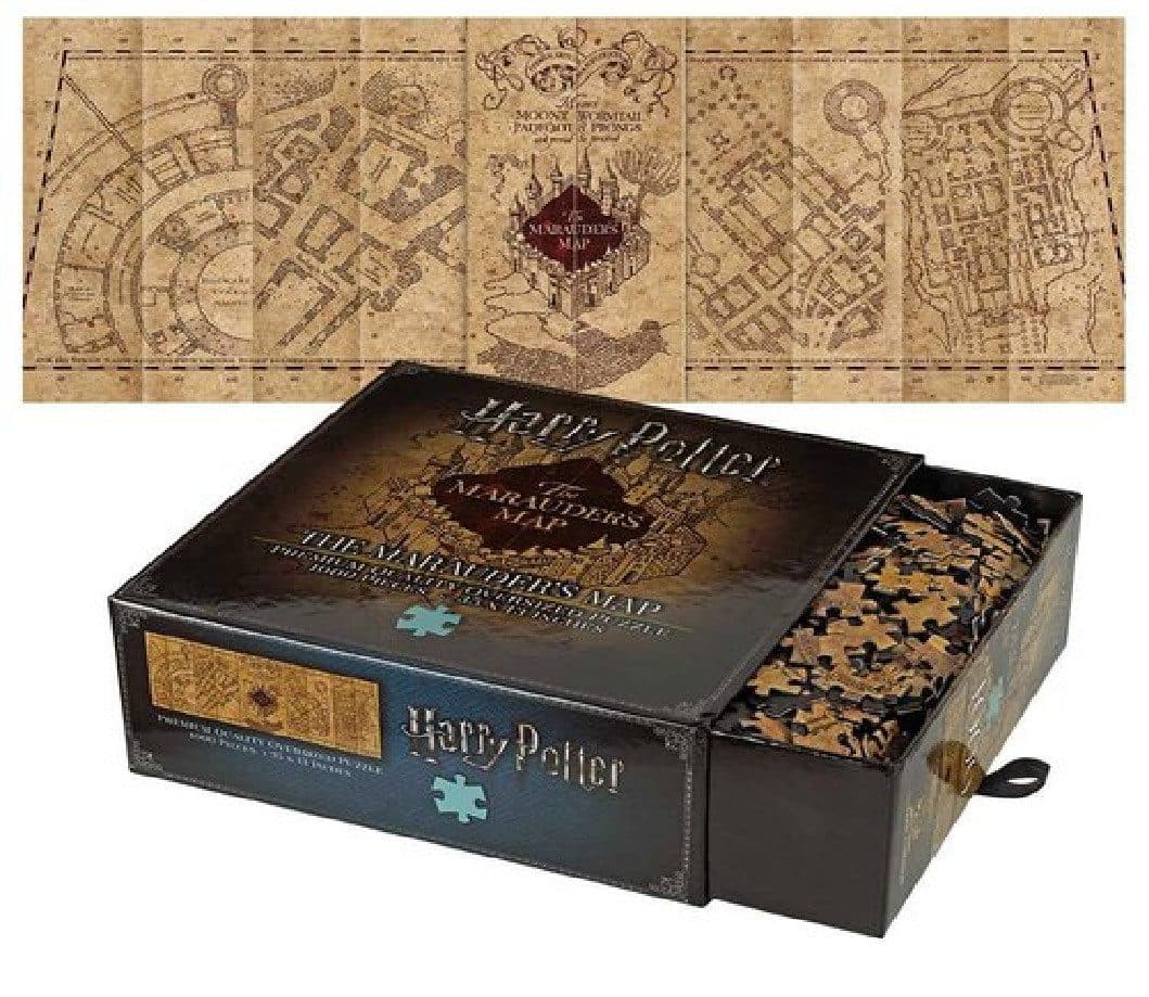 The Noble Collection Harry Potter Puzzle The Marauder's Map Cover 1000 Teile