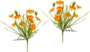 OTTO HOME Mohnblumen Kunstblume Orange 2er Set Bild 2