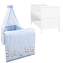 Baby-Delux Kinderbett Jack 70x140 Weiß Komplettset Bild 2