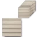 HOOZ 3D Wandpaneel Wandverkleidung Holzoptik Hellgrau 60x60cm Bild 2