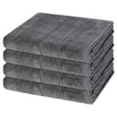 Cawö Handtuch Set Noblesse Anthrazit 4-tlg. Frottee Bild 2