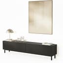 Selsey TV-Schrank Veldio New TV-Lowboard 175 cm Rillenfront Metallfüße Bild 2