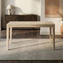 FINEBUY Esstisch 6 Plätze Weiß Massivholz Mangoholz Bild 2