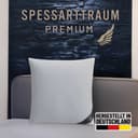 SPESSARTTRAUM 3-Kammer-Kopfkissen Premium Weiß Baumwolle Bild 2