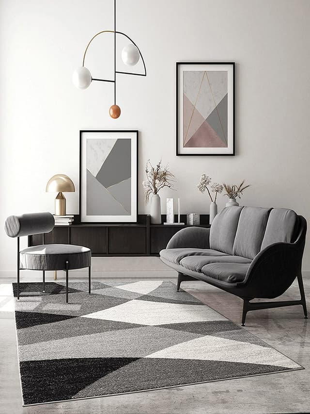 the carpet Teppich Pearl, rechteckig, Höhe: 11 mm, moderner dichter Wohnzimmer Teppich Konturenschnitt