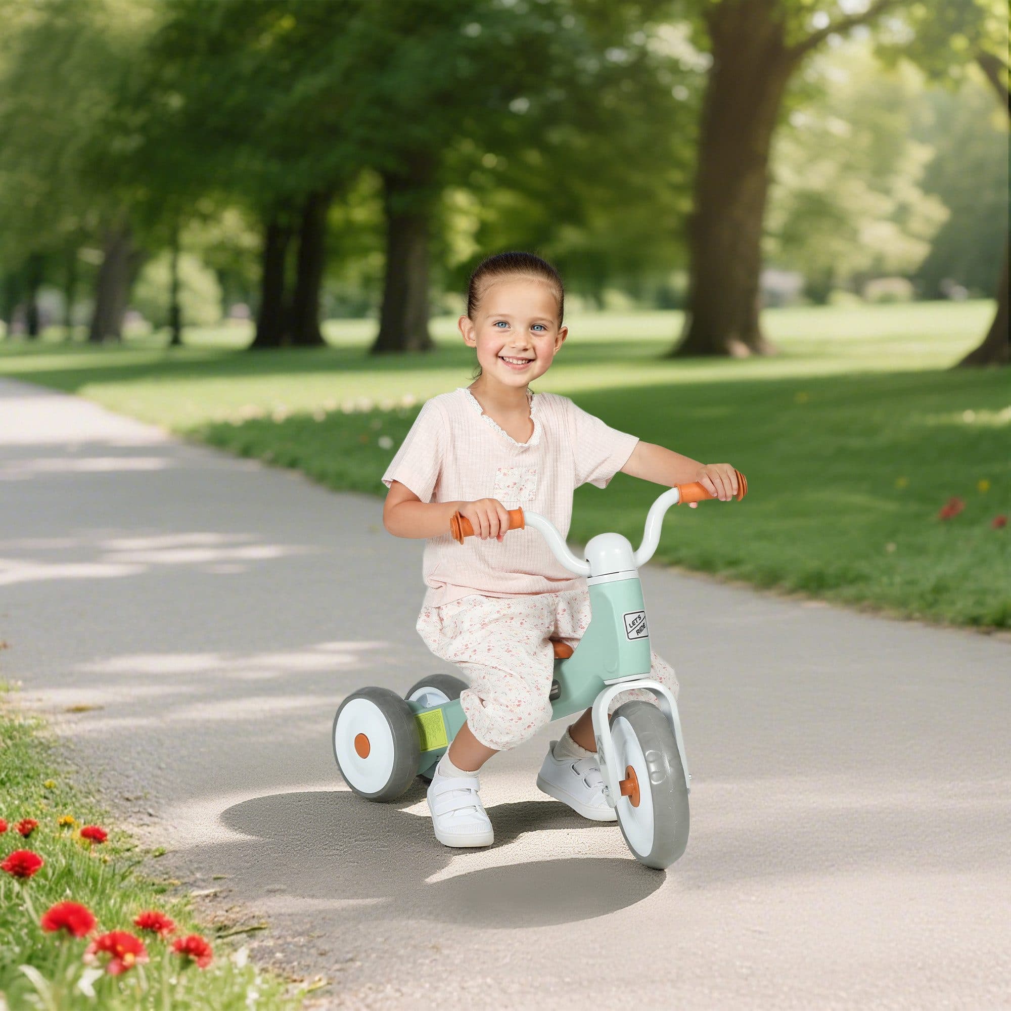 AIYAPLAY Laufrad für Kinder 12-36 Monate 21.5 Zoll mit 3 geräuscharmen Rädern - Bild 2
