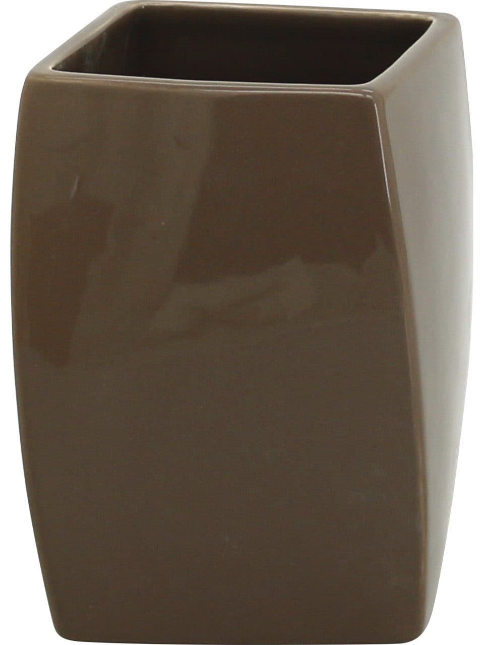 Trend Line Zahnputzbecher Aria Braun Keramik