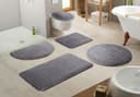 Kleine Wolke Badematte Mellow Anthrazit Rutschhemmend Bild 2