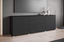 OTTO home Lowboard Kenia Schwarz Modern Push-to-Open Bild 2