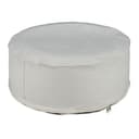 relaxdays Aufblasbarer Hocker Gartenlounge Creme Bild 2
