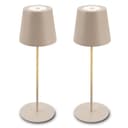 Briloner Leuchten LED Außen-Tischleuchte KIKI 7808021 Beige Bild 2