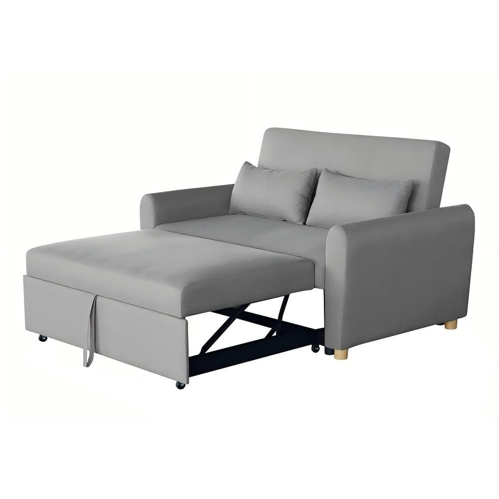 Happy Home Schlafsofa 2-Sitzer mit Schlaffunktion Grau - Bild 2