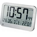 OPTUS MyTime MC LCD Wanduhr Silber DCF-Funk Großes Display Bild 2