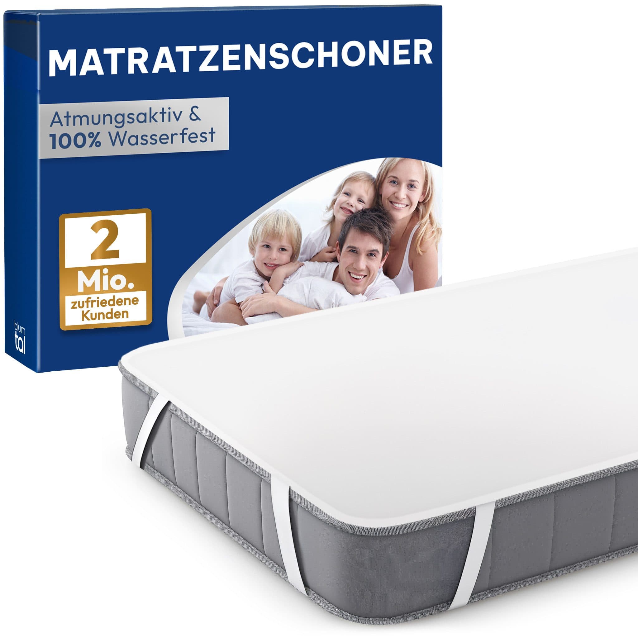 Blumtal Matratzenschoner Wasserdicht - Atmungsaktiv & Oeko-Tex Zertifiziert - Bild 2