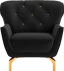 SIT & MORE Sessel Orient 3 Schwarz mit Zierkissen Bild 2